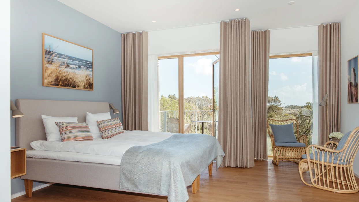 Deluxe dobbeltværelse med balkon eller terrasse på  Color Hotel Skagen