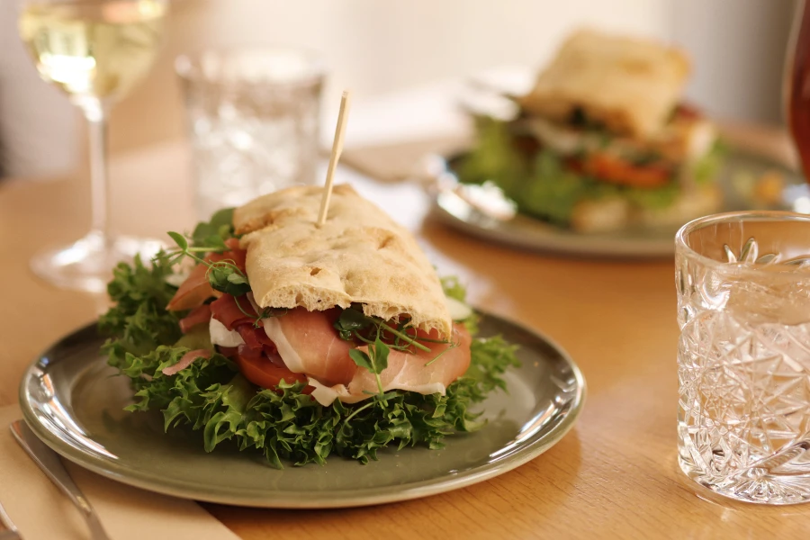 Lækre sandwich i Café Holger